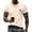 Beige, variant on Mens T-Shirts Cool Fashion Loose Workwear Daily Shirts Stretch Classic Slim Fit Soft Shirts Work Clothing Black Size L