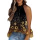 thumbnail image 1 of Gibobby Camisetas sin mangas para mujer, holgadas, plisadas, de verano, sin mangas, con dobladillo curvo S 2XL(Negro,CH), 1 of 5