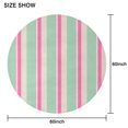 thumbnail image 6 of Fashionable Round Tablecloth 60x60in(153x153cm) – Waterproof Polyester Table Cover with Full Print Design, Wrinkle Resistant & Washable for Kitchen Dining Party Decor, 6 of 6