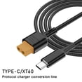 thumbnail image 4 of Cable adaptador de carga tipo C a XT60, cable de carga de alta velocidad de 100 W, cable de extensión., 4 of 7