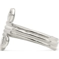 thumbnail image 4 of Sterling Silver Polished Scroll Toe Ring Made In United States qr786, 4 of 5