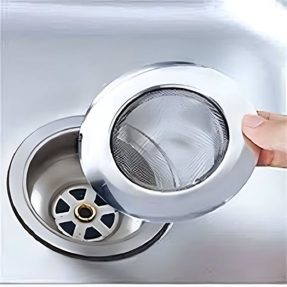 ACDANC Stainless Steel Sink Strainer Kitchen Drain Basin Basket Filter Stopper Drainer (4-inch/10 cm)