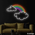 thumbnail image 3 of Craftnamesign Rainbow Neon LED Sign, Kid Room Decor, Nursery Wall Art, 3 of 3