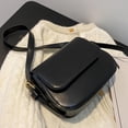 thumbnail image 1 of Bolso de hombro para mujer, bolso cruzado, informal, pequeño, de piel sintética, elegante, bolso cruzado, bolso de hombro para ir de compras, viajes Negro, 1 of 10