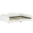 thumbnail image 3 of Full Size Daybed In White, Fabric Sofabed With Cloud-shaped , No Box Spring, For A Stylish Bedroom White Daybed, Size, Cloud Foundation, Comfortable Home Office, 3 of 6