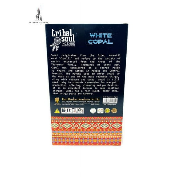 Tribal Soul - White Copal Masala Incense Sticks