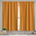 thumbnail image 2 of Ambesonne Abstract Valance & Curtain, Vibrant Vertical Lines, 55"x24", Orange Marigold Burgundy, 2 of 6