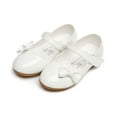thumbnail image 4 of NOKIO Flower Girl Ballet Flats Bow Ballerina Mary Jane Dress Shoes Bowknot Mary Jane Ballerina Flat Shoes for School Party Dance Shoes Girls Performance Shoes Girl Leather Single Shoes, 4 of 9