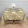 thumbnail image 3 of Floral 60" Square Waterproof Tablecloth, Floral Print Polyester Table Cover, 3 of 6