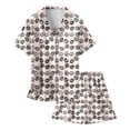 thumbnail image 5 of MIASHUI Garçon Fille Ensemble de Pyjama 2 Pcs à Boutons pour Enfants, Imprimé de Pâques, Kaki, 6-7 Ans, 5 of 5