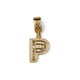 thumbnail image 5 of Collar con dije de oro laminado letra brillos P, 5 of 6