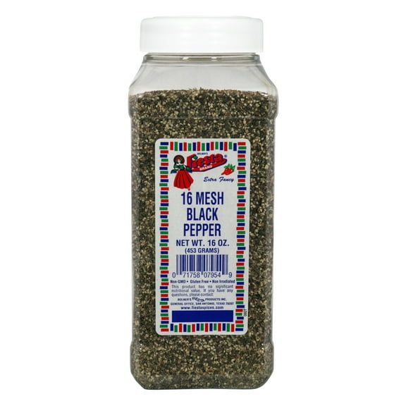 Bolner's Fiesta 16-Mesh Ground Black Pepper, 16 oz