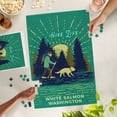 thumbnail image 3 of Lantern Press 1000 Piece Jigsaw Puzzle, White Salmon, Washington, Lake Life Series, Hike Life, 3 of 5