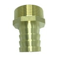 thumbnail image 1 of CONECTOR de MONTAJE de MANGUERA de JARDÍN de LATÓN, adaptador de conector de montaje de tubo de manguera, tubo de lengüeta x , rosca G11/2 pulgad 40 mm de diámetro de púa, 1 of 5