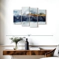 thumbnail image 3 of Elephant Stock Dreamy Mountains Wall Art - Horizontal Multi Panel Canvas - Living Room Wall Decor - Abstract Multi Panel - Blue And Orange Decor - 36" x 22", 3 of 8