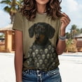 thumbnail image 3 of Ankishi Animal T Shirts for Women Vintage Crewneck Casual Short Sleeve Graphic Tees Summer Basic Top for Sports, 3 of 7