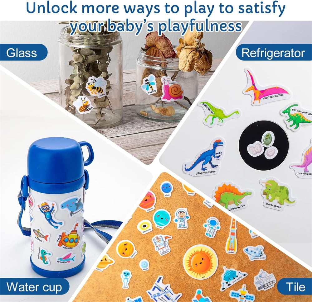 Reusable Sticker Books children's Portable Quiet Jelly - Temu