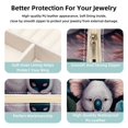 thumbnail image 3 of Koala Travel Portable Square Bracelet Holder Organizer Box with Necklace Holder - Jewelry Organizer for Girls and Women, 3 of 6