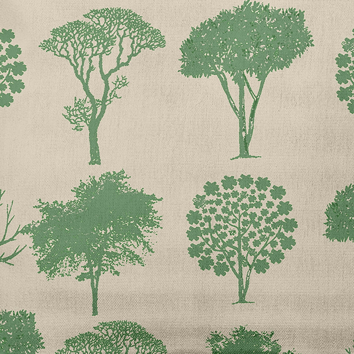 Simply Daisy 20" x 20" Field of Trees Decorative Throw Pillow, Sage