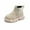 Z2 Beige, variant on Autumn Leather Combat Pull On Boots (Toddler/Little Kids) Children Winter Ankle Boots,Color:Black,Size:5-5.5 Years