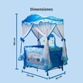 thumbnail image 5 of Cuna Corral Mecedor Starkids S12-7 Con Cambiador Azul, 5 of 5