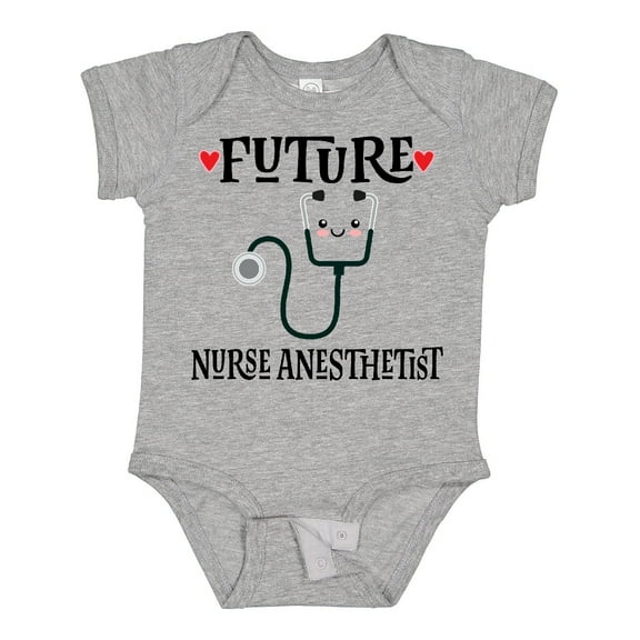 Inktastic Future Nurse Anesthetist Boys or Girls Baby Bodysuit