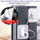 thumbnail image 4 of Cerradura de refrigerador para niños, cerraduras de seguridad para niños, cerradura de puerta de refrigerador, cerradura de ventana de gabinete, adhesivo 3M, ventana de PVC, 4 of 4