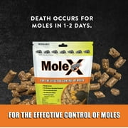 MoleX, Safely Eliminate All Species of Moles - 8oz Bag EcoClear Products 620204-6D