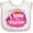 White and Pink, variant on Inktastic I Love My Mamaw Grandchild Girls Baby Bib