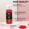 thumbnail image 3 of Set de pintura acrílica ABEIER, 56 colores, 60 ml, mate, impermeable, no tóxico, 3 of 6