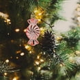 thumbnail image 2 of 6 pc Sweet Candy Drop Christmas Ball Ornament Indoor/Outdoor Christmas Tree Decoration Fall Wedding Birthday Halloween Thanksgiving Christmas Holiday Decor, 2 of 5