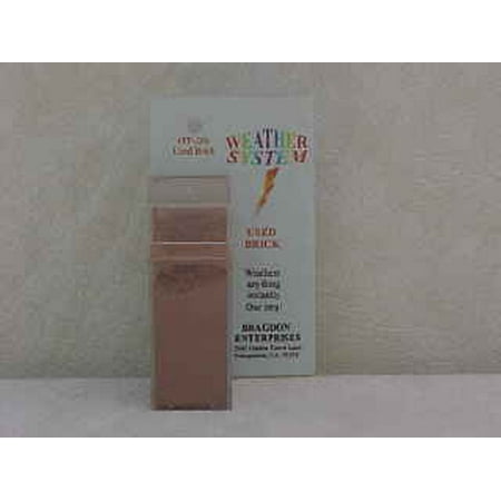 2oz. Large Weathering Color Used Brick (Best Paint To Use On Brick)