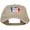 Khaki, variant on Iowa State Flag Map Embroidered Washed Cap - Red OSFM