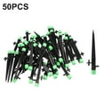 thumbnail image 1 of 50 Pcs Micro Bubbler Drip Irrigation Adjustable Emitter Stake Water Dripper, 1 of 9