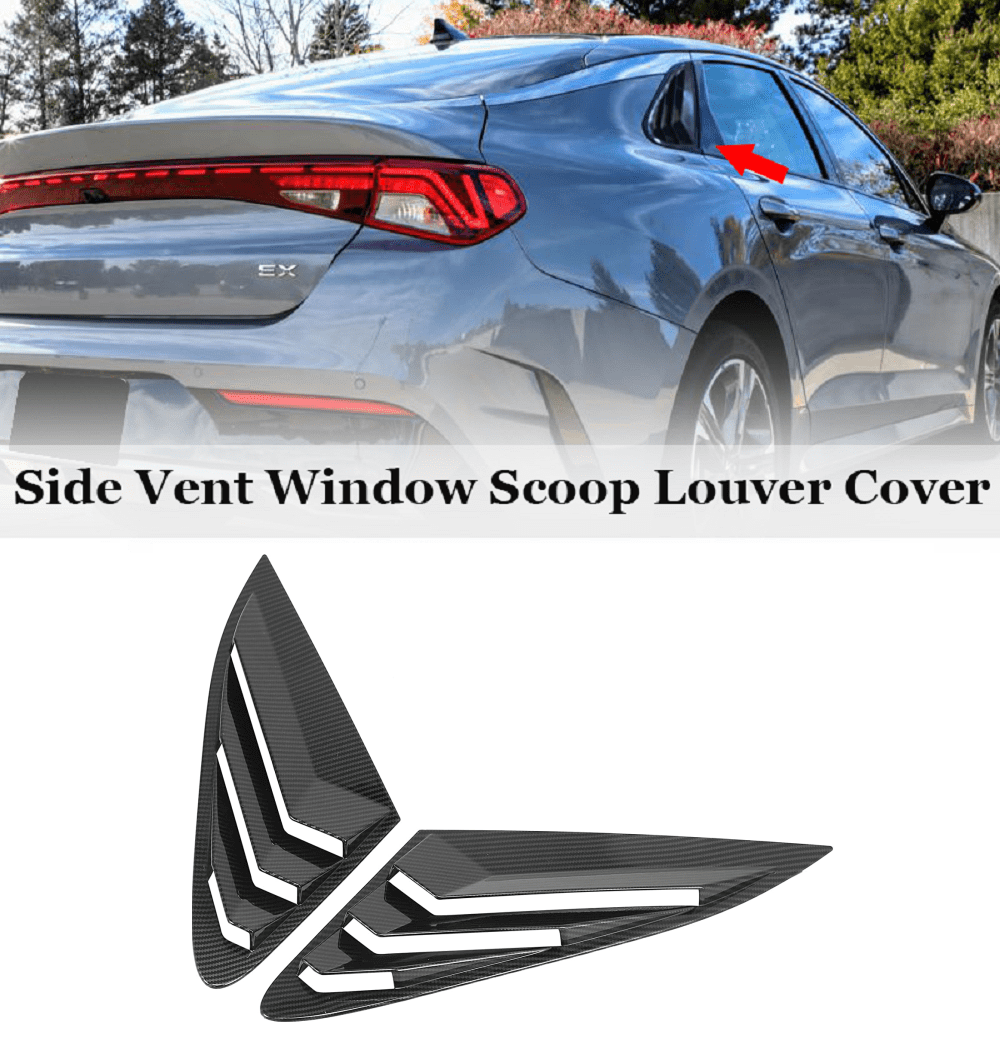 HHENGYISOUL Rear Window Louver Side Vent Cover for KIA K5 2021 2022