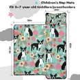 thumbnail image 5 of Green Boston Terrier and Flower Toddler Nap Mats for Kids Preschool,Sleeping Mat Bag or Kids,Toddler Sleeping Bag,Toddler Nap Mat or Daycare, 5 of 6