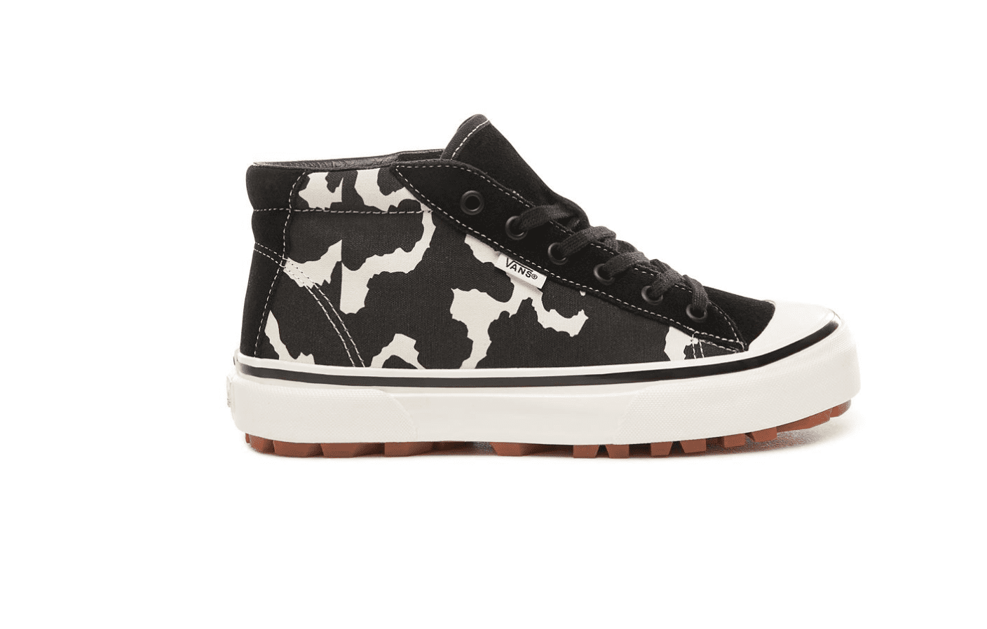 vans style 29 mid dx cow print trainers