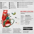 thumbnail image 6 of Cixusio Oxy Acetylene Torch Kit,Cutting Torch Kit with Brass Torch,Poly Carrier,4L Oxygen & 2L Acetylene Cylinders,Regulators,Cutting & Welding Nozzles,12' 6" Hose,Ideal for Welding and Cutting, 6 of 19