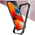 thumbnail image 3 of Compatible with iPhone 14 Pro Max Bumper Case Aluminum Metal Frame Edge Silicone Protective Ultra Thin Slim Lightweight Luxury Protection Shockproof Cover for Women Girls Man-Black, 3 of 10