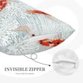thumbnail image 5 of Bingfone Koi Fish Corals,Spring Summer Standard Size Pillowcase, Long Staple Pure Cotton Envelope Closure Pillow Cover,14"X20", 5 of 9