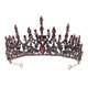 thumbnail image 1 of Tiaras barrocas, coronas, accesorios de joyería para mujer, ideales para Halloween y cosplay. Púrpura, 1 of 7