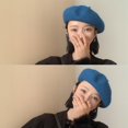 thumbnail image 1 of LinYooLi Breda Hat Female British Retro Autumn And Winter Day Is Wool Painter Hat Ladies Beilei Hat Versatile Korean Version, 1 of 9
