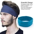 thumbnail image 3 of Qarigey Moda Yoga Correr Diadema Estilo simple Fitness Atlético Bandas para el cabello Colores surtidos Secado rápido Regalo creativo Azul Type3 NO3, 3 of 6