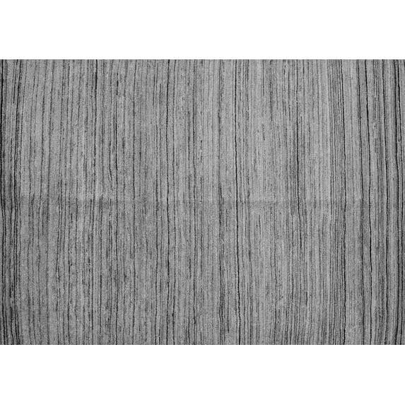 Ahgly Company Indoor Rectangle Abstract Gray Modern Area Rugs, 2' x 5'