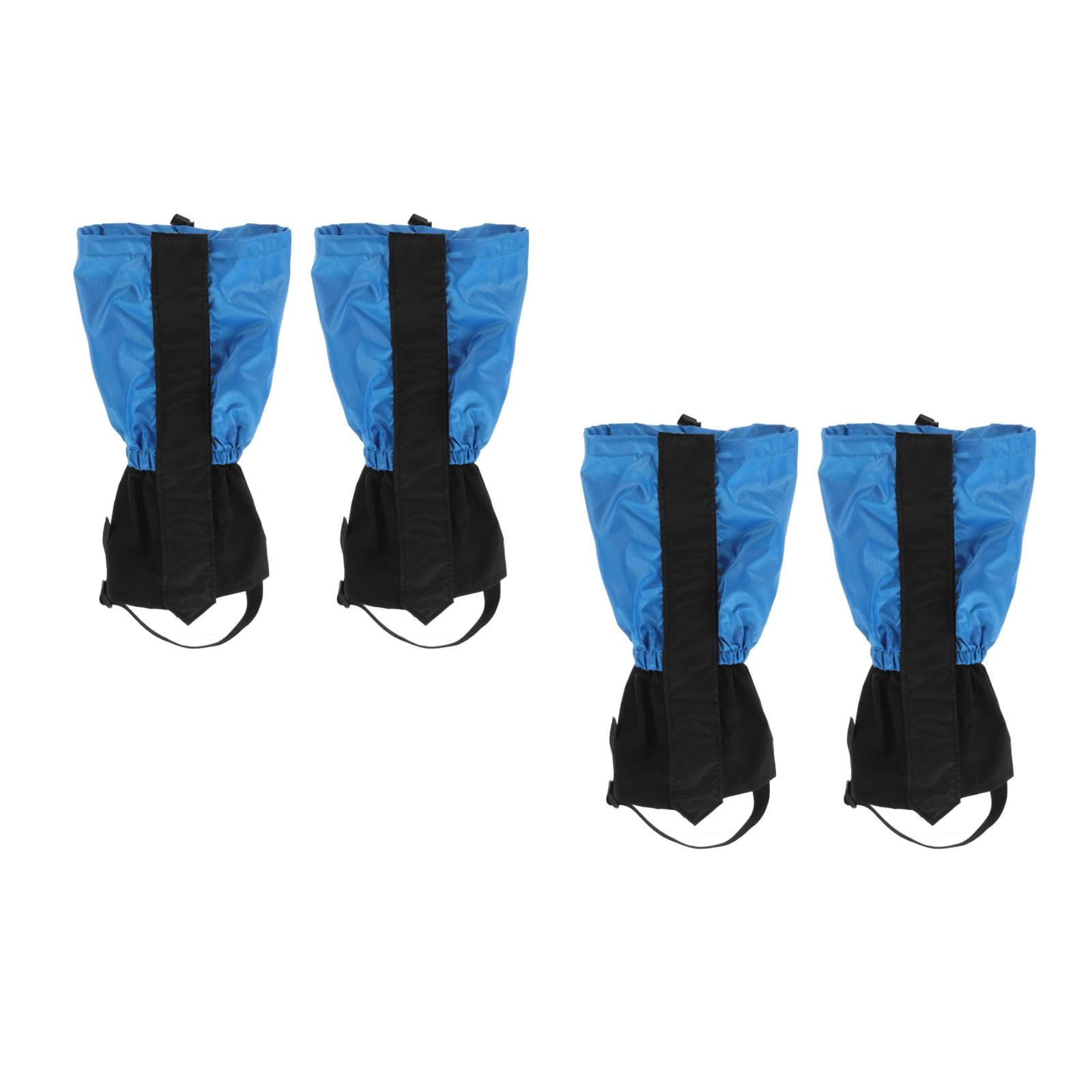 Raindrops Hiking Gaiters 2 Pairs Multi-Polyester Leg Covers for Desert Snow Trail & Outdoor Activities