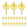 thumbnail image 1 of RENACLIPY 50Pcs Picture Hanging Hardware Iron Push Pins Golden Frame Hangers for Decor, 1 of 8