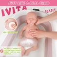 thumbnail image 4 of Muñeca Reborn IVITA de cuerpo completo de silicona, 43 cm, para niño con ropa, 4 of 5