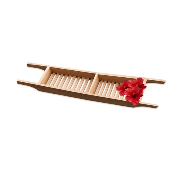 TEAK BATH CADDY