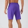 thumbnail image 6 of Lmnyox Mens Casual Sweat Shorts Breathable Knee Length Drawstring Waist Athletic Shorts Summer Sport Shorts with Pocket, 6 of 8