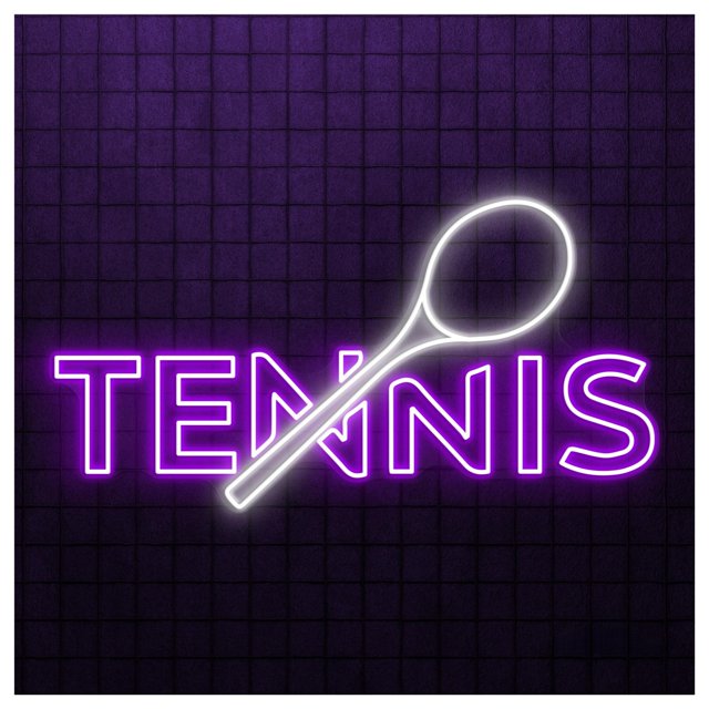 Letrero De Neón LED Raqueta Tenis, Tienda Deportes, Decoración Pared Para El Hogar, Habitación, Dormitorio, Juego, Mascotas, 55cm